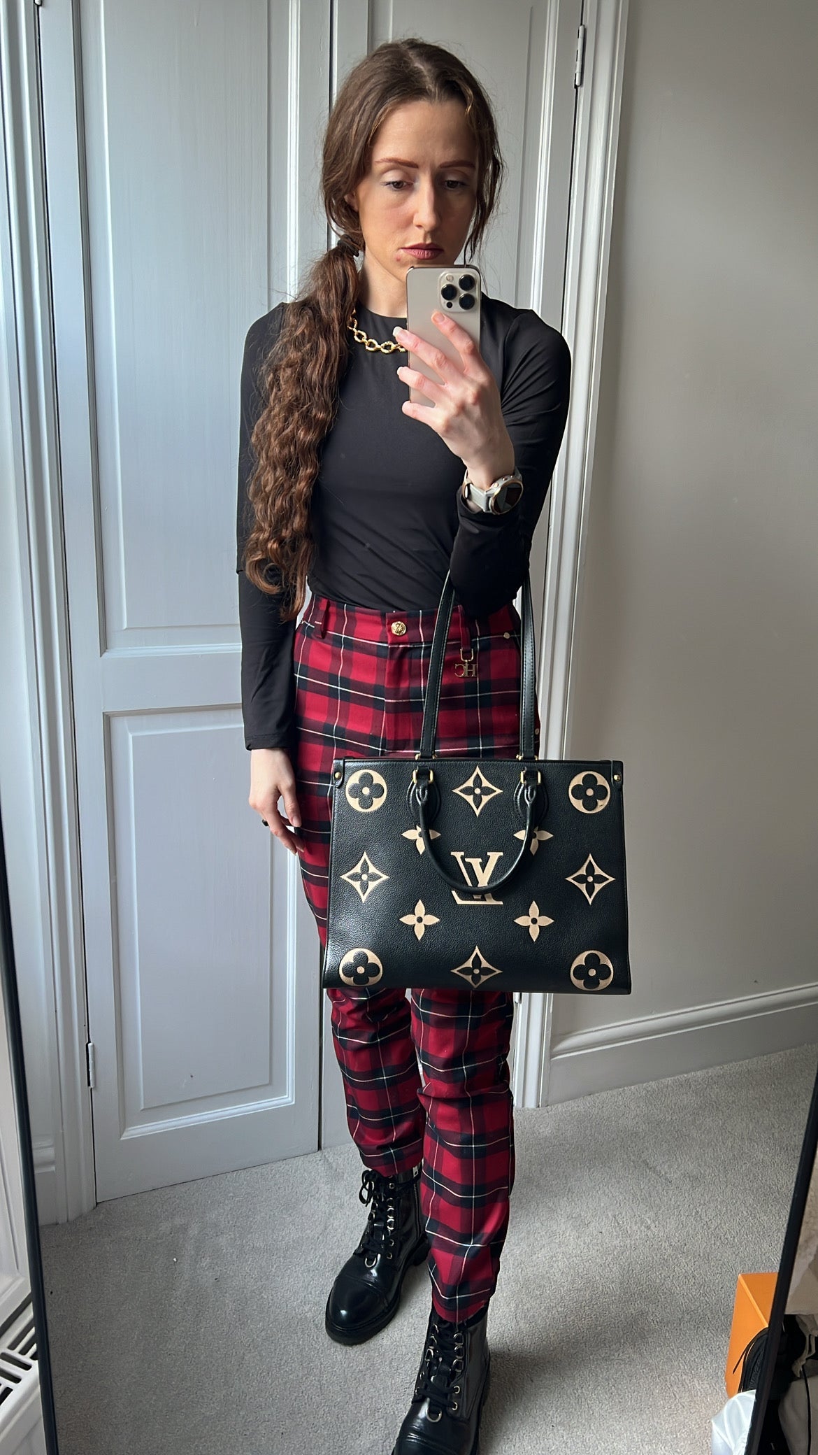 Louis Vuitton On the Go MM Bicolour Empreinte (RRP £2,610)
