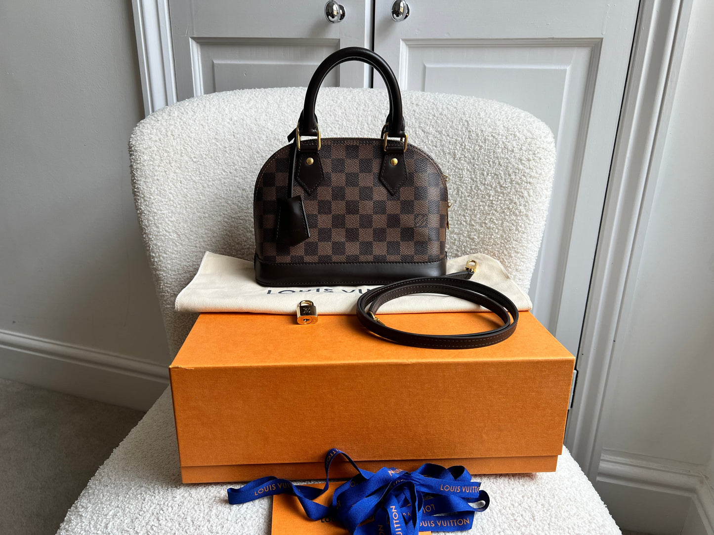 Louis Vuitton Alma BB Damier Ebene (RRP £1,450)