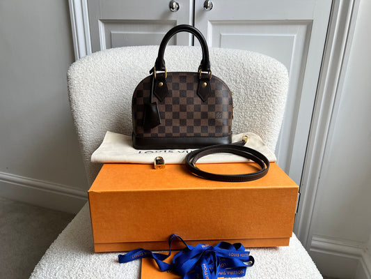 Louis Vuitton Alma BB Damier Ebene (RRP £1,450)