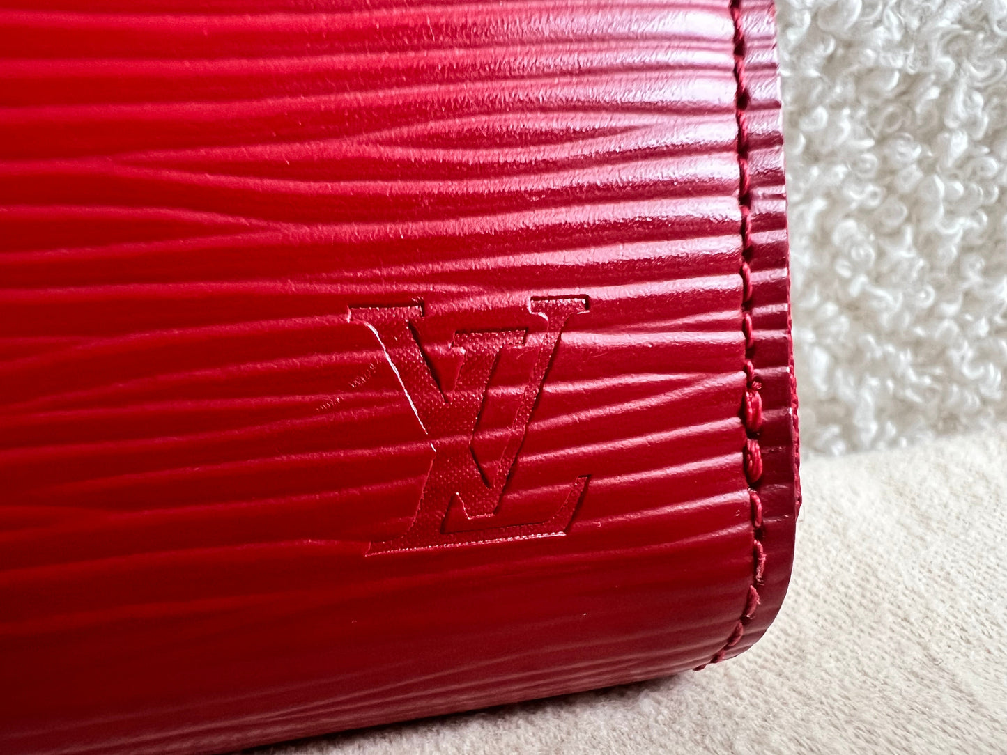 Louis Vuitton Zippy Coin Purse in Red Epi (RRP £390)