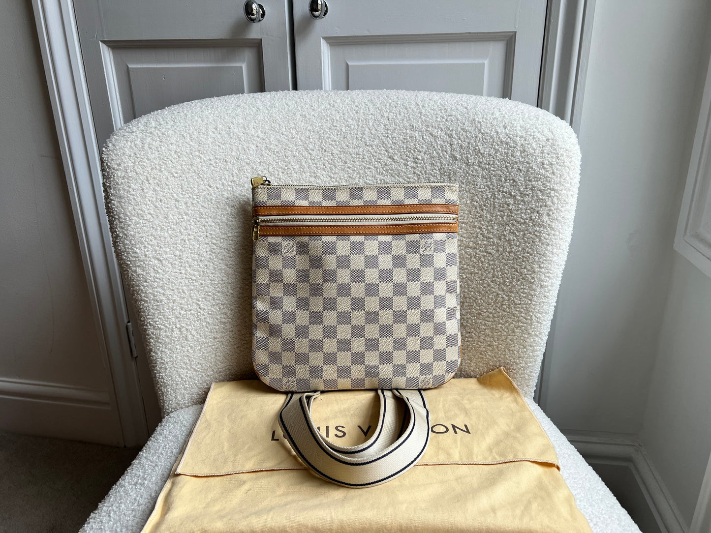 Louis Vuitton Bosphore Messenger Damier Azur