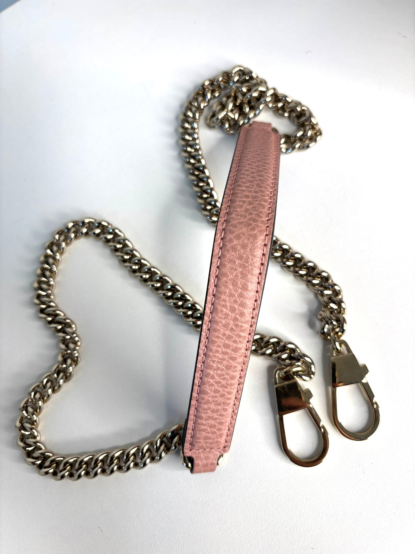 Gucci Interlocking G Top Handle Pink Leather Shoulder Bag - Preloved