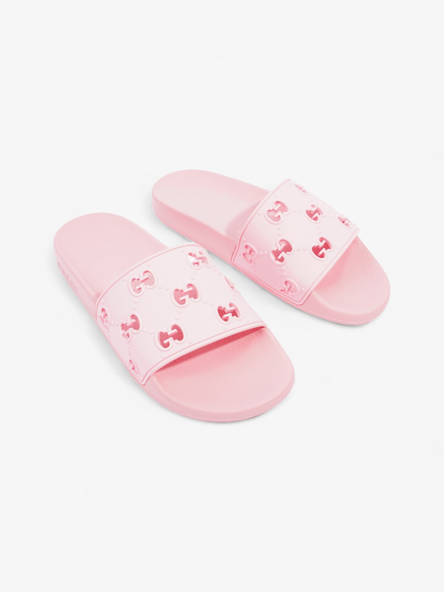 Gucci GG Slides Pink Rubber EU 38 UK 5