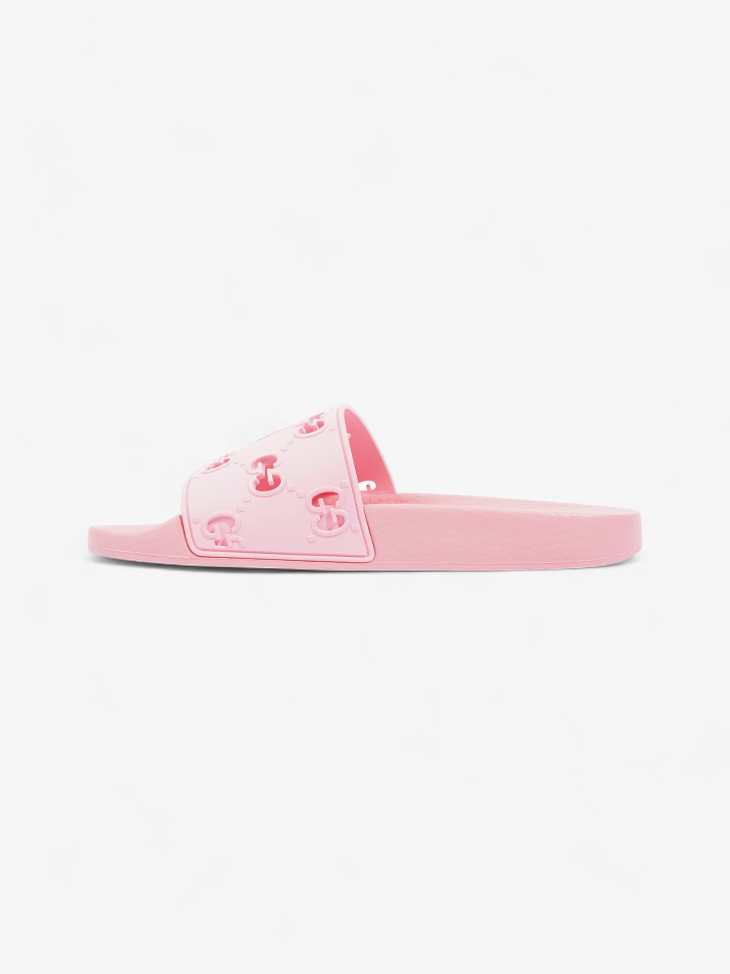Gucci GG Slides Pink Rubber EU 38 UK 5