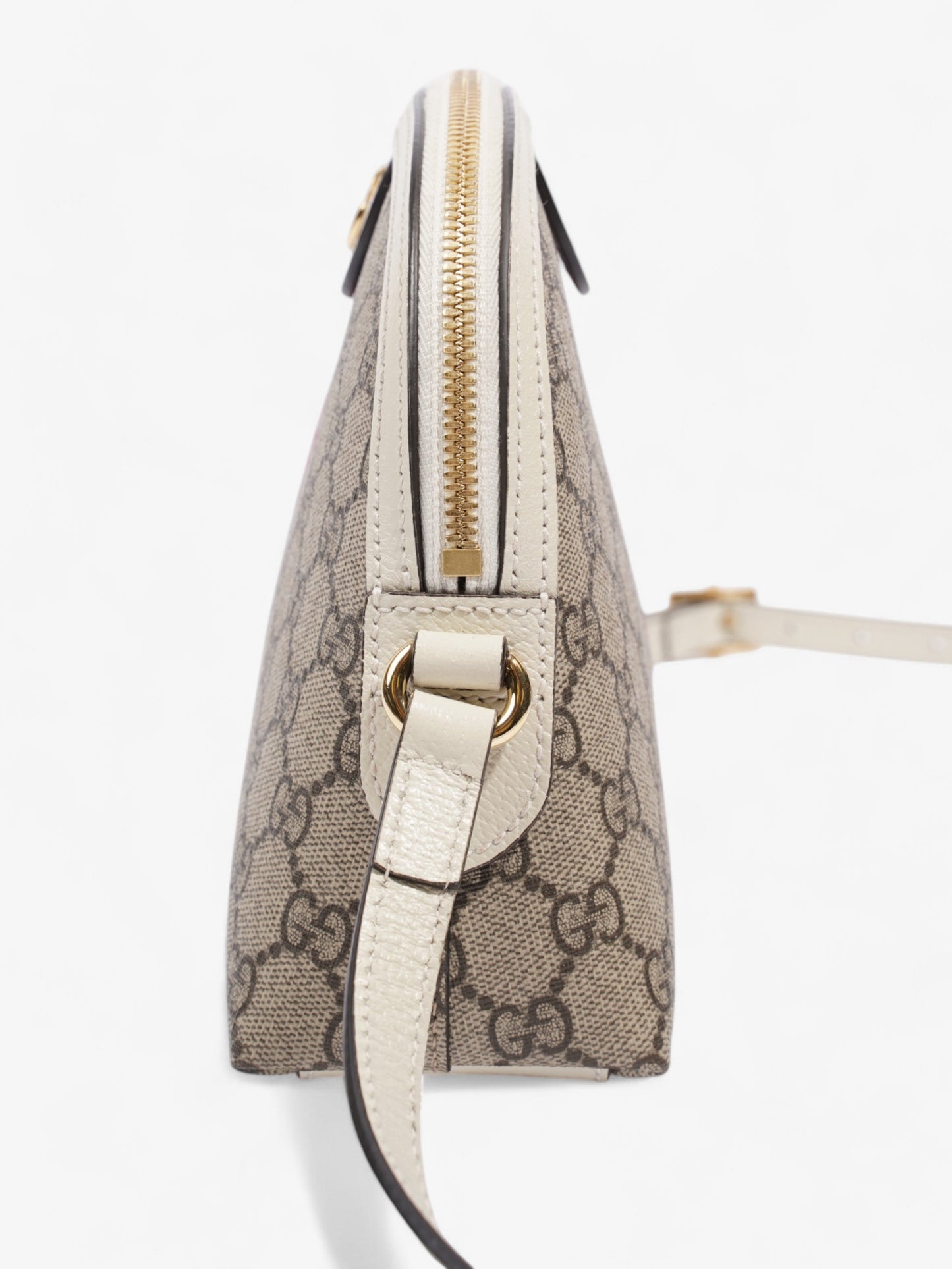 Gucci Ophidia GG Supreme / White Canvas Small