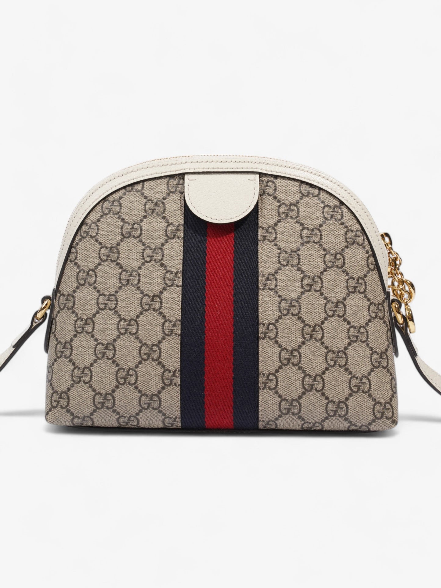 Gucci Ophidia GG Supreme / White Canvas Small