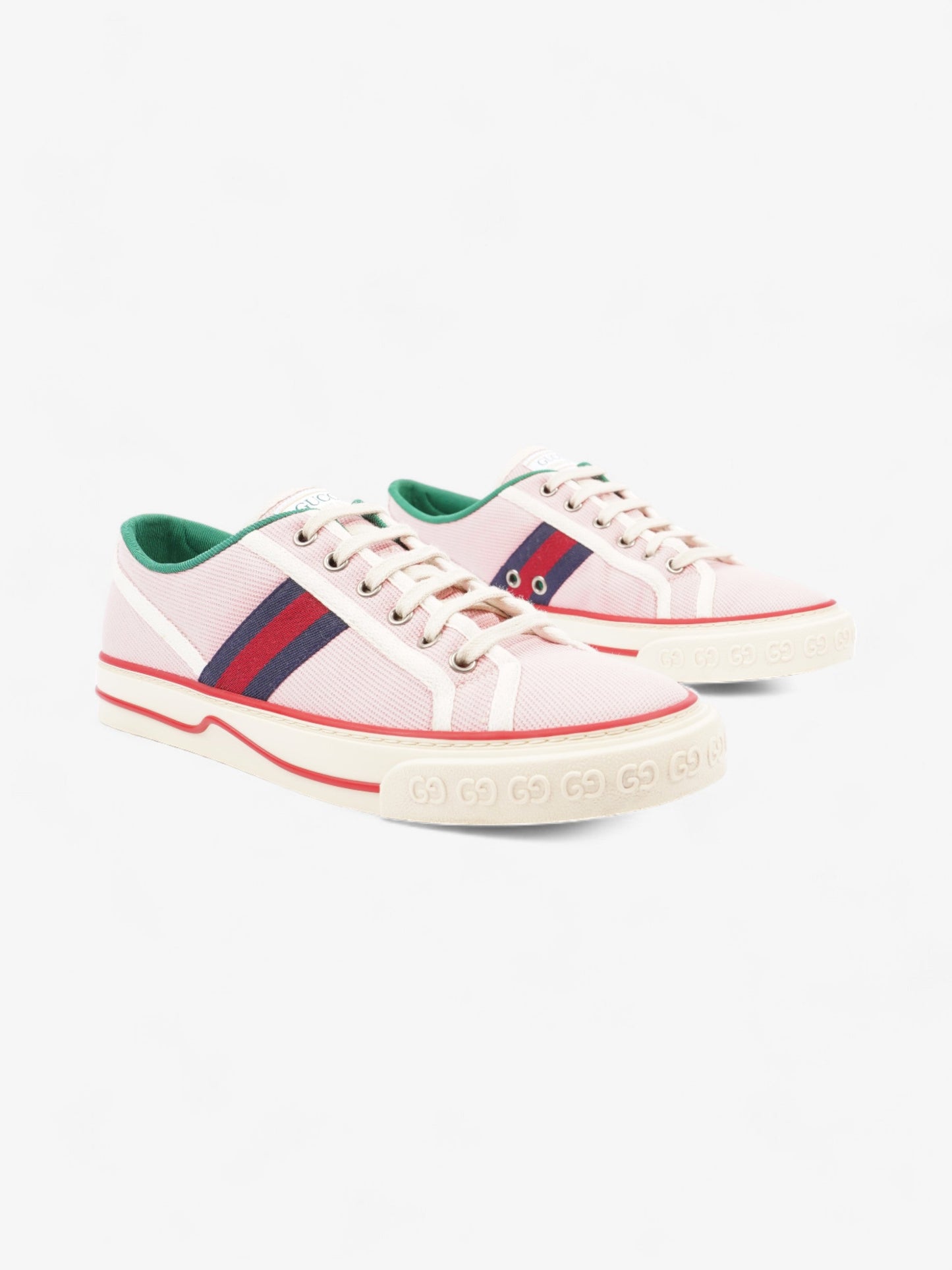 Gucci Tennis 1977 Pink / Green / Red Cotton EU 40 UK 7