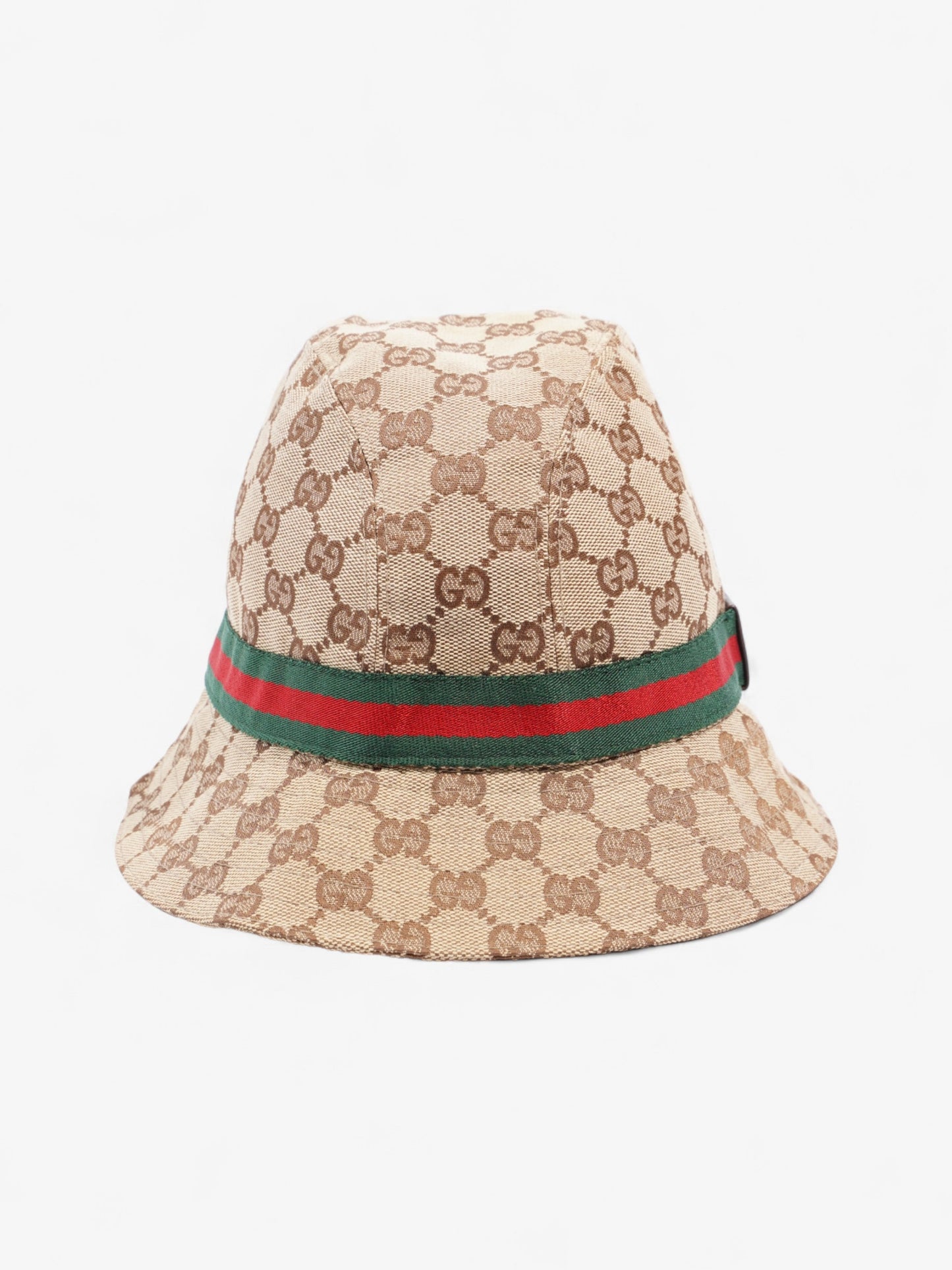 Gucci Original GG Fedora GG Supreme / Red / Green Nylon Large