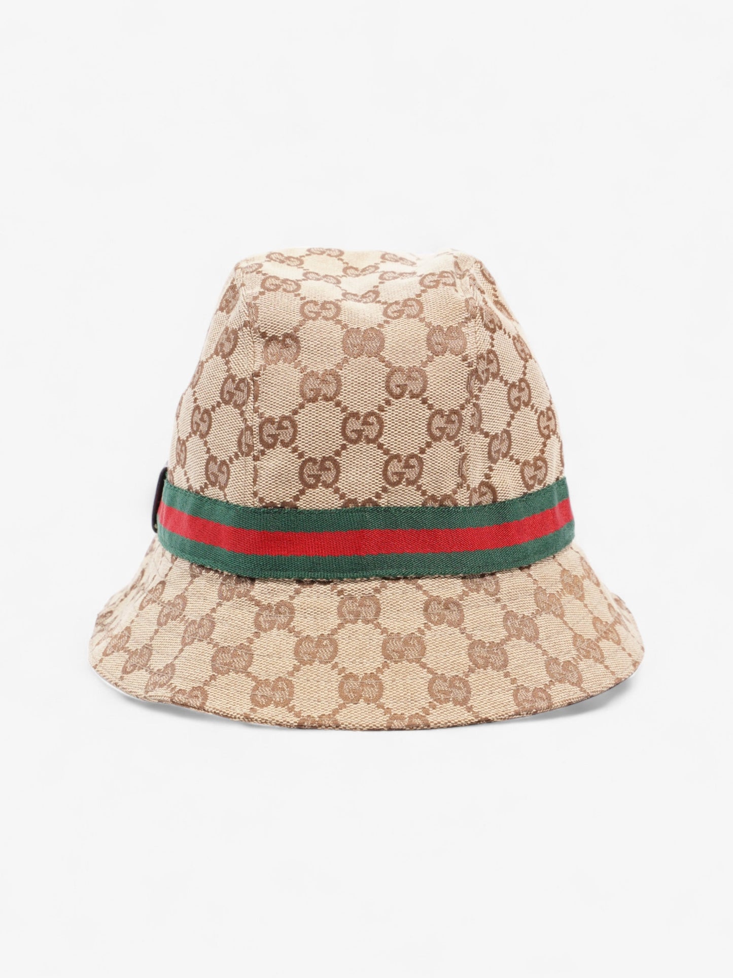 Gucci Original GG Fedora GG Supreme / Red / Green Nylon Large