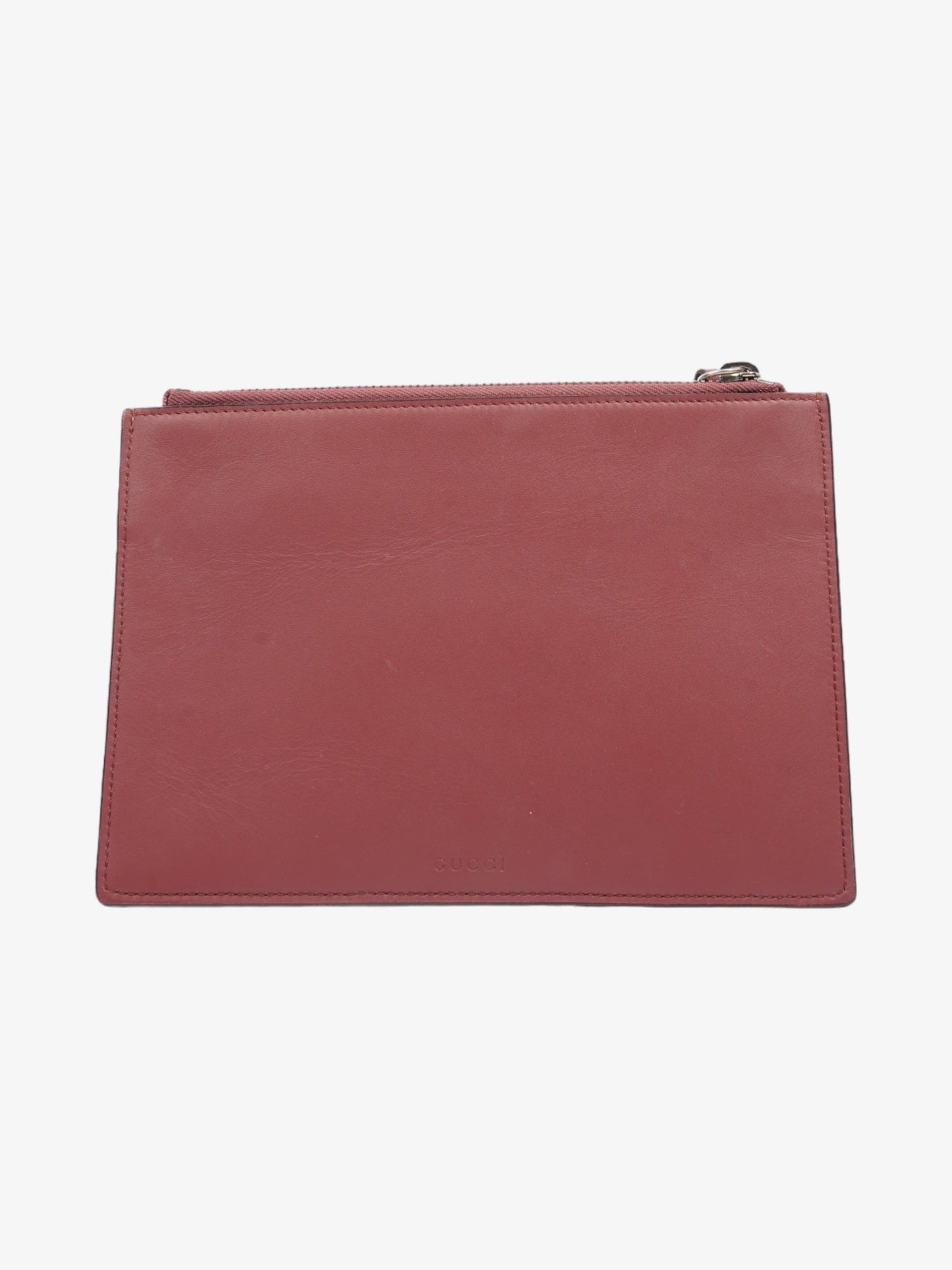 Gucci Blooms Zip Pouch GG Supreme / GG Bloom Coated Canvas