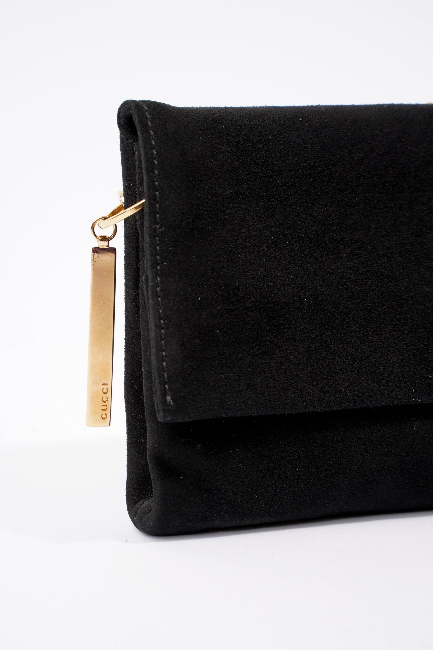 Gucci Flap Chain Black Velvet