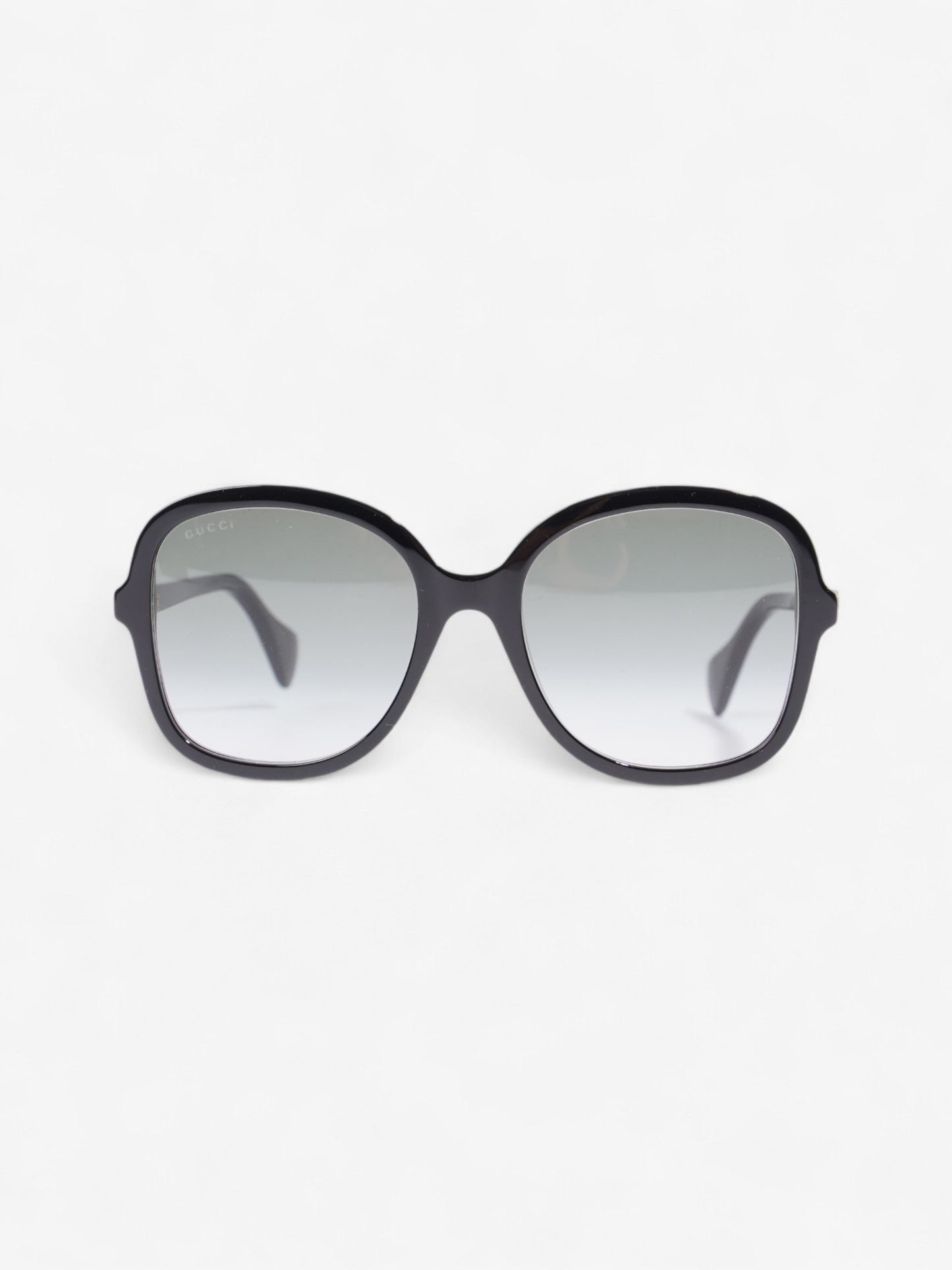 Gucci Round Sunglasses Black Acetate 145mm