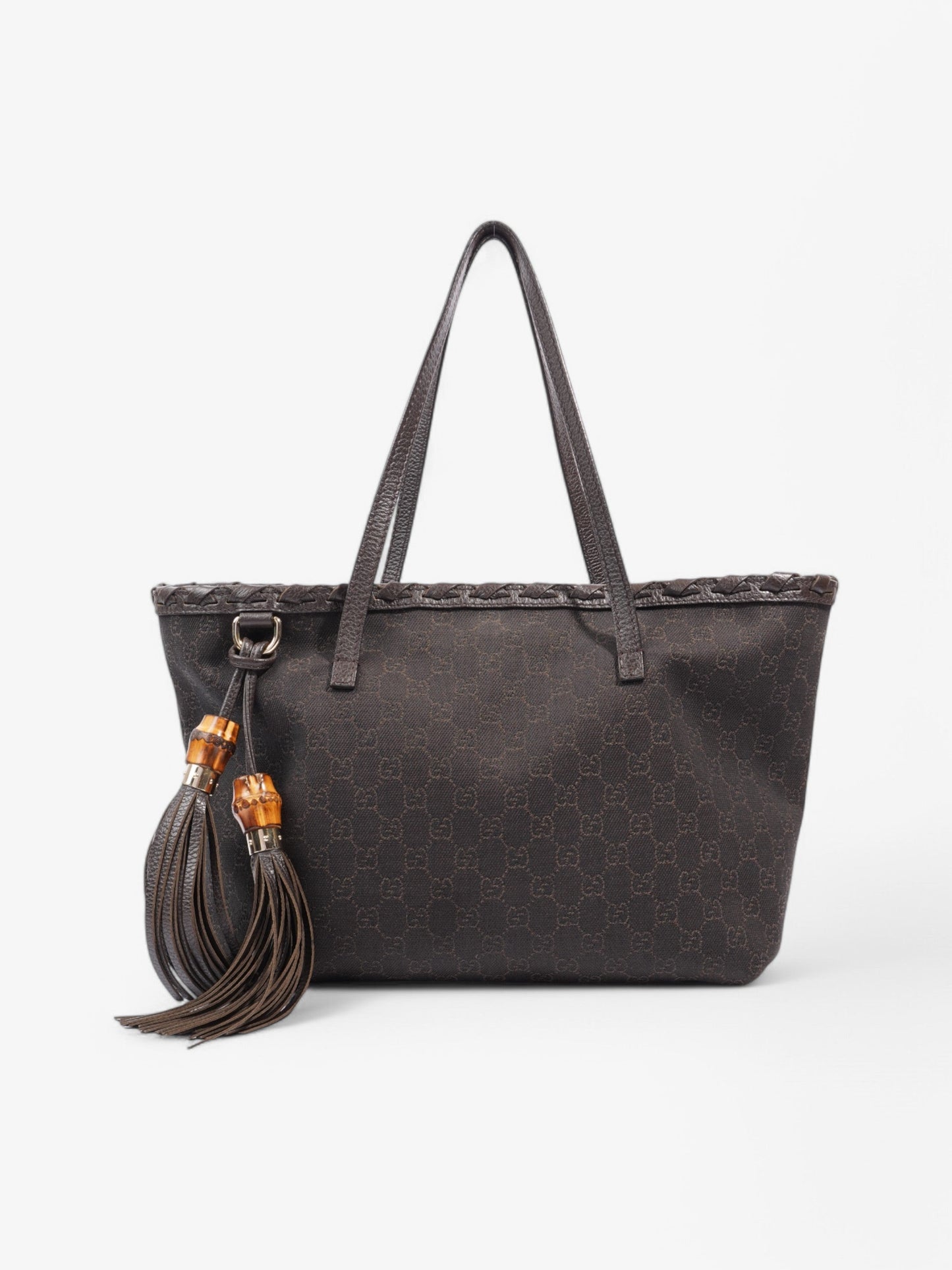 Gucci GG Tassel Tote GG Supreme / Brown Denim
