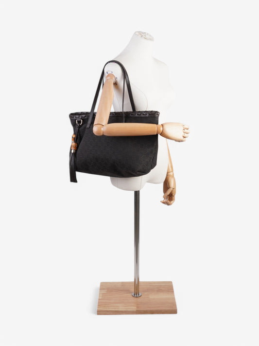Gucci GG Tassel Tote GG Supreme / Brown Denim