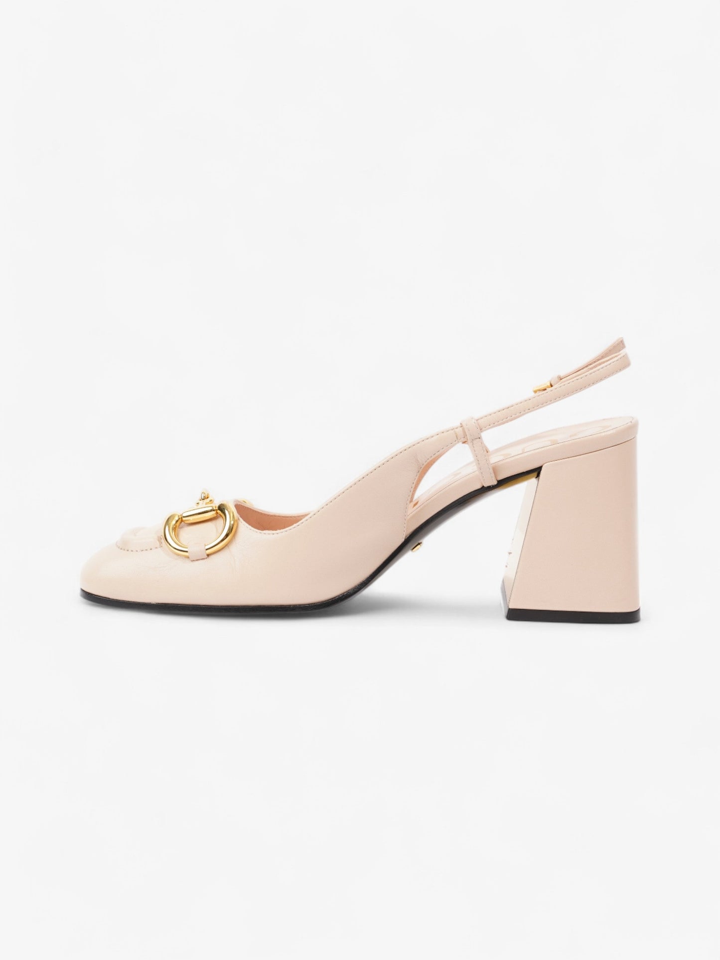 Gucci Horsebit Pump 60 Nude Leather EU 39 UK 6