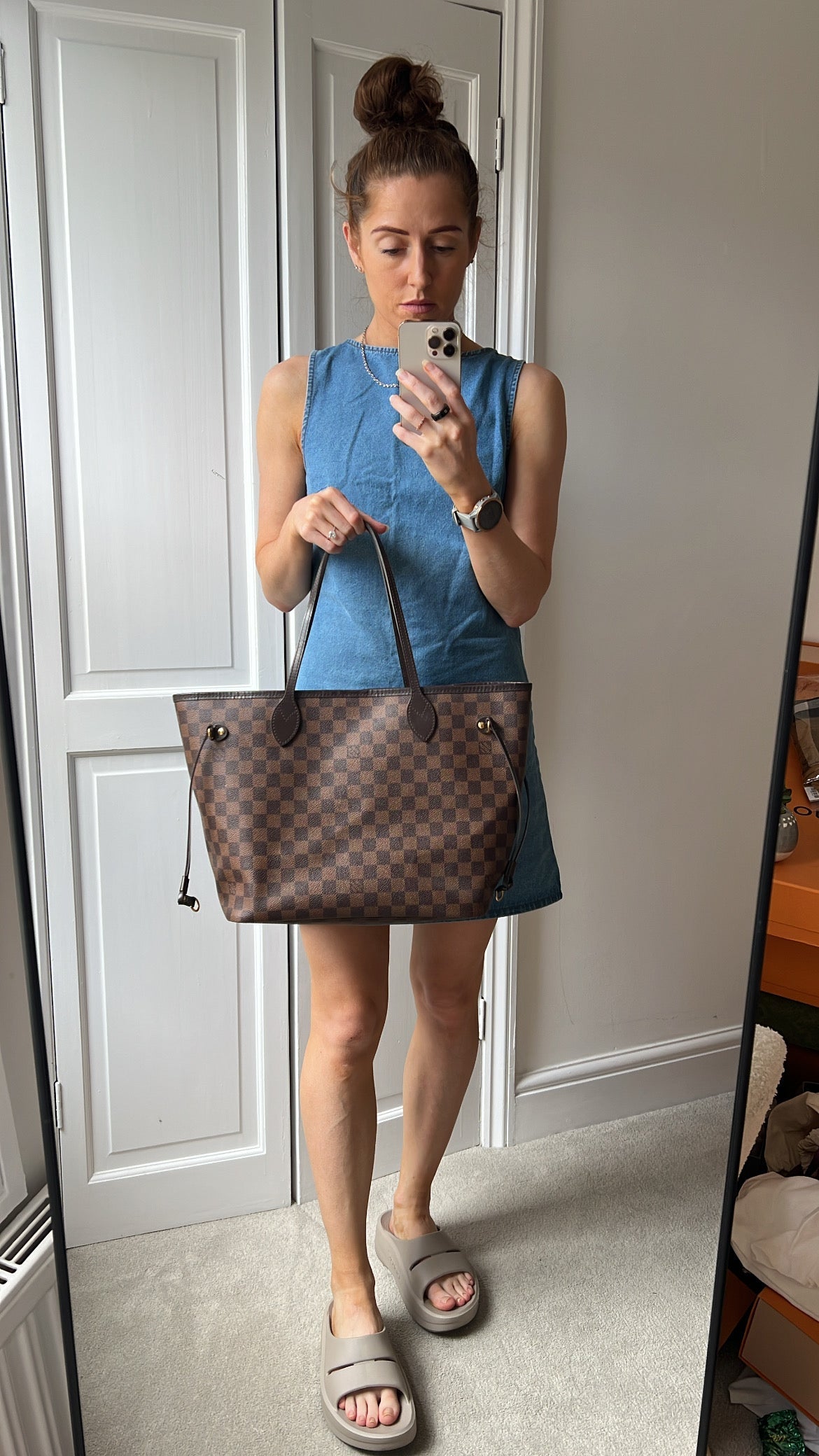 Louis Vuitton Neverfull MM Damier Ebene (RRP £1410)