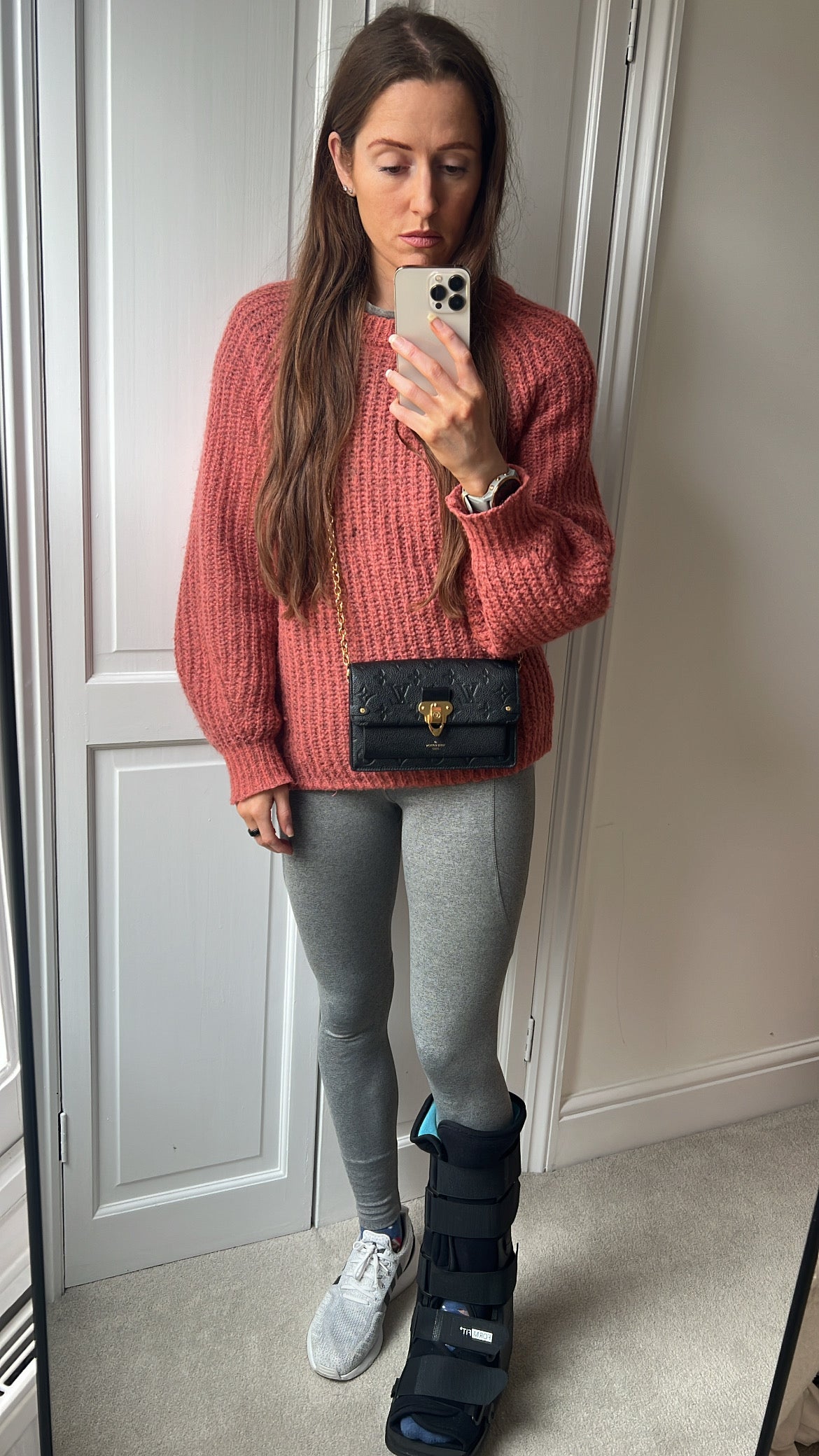 Louis Vuitton Black Empreinte Vavin Chain Wallet (RRP £1410)