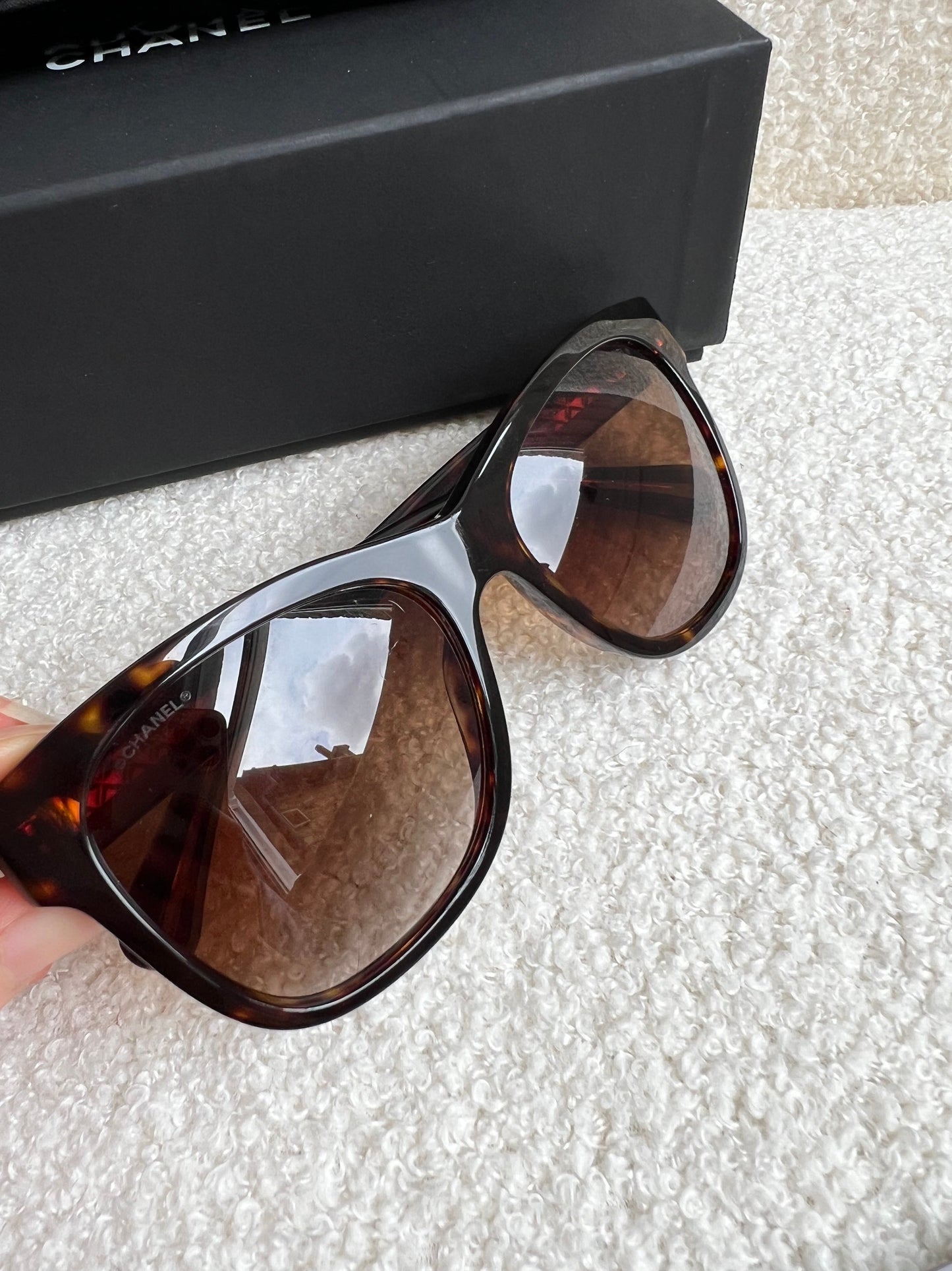 Chanel Tortoise Shell Sunglasses