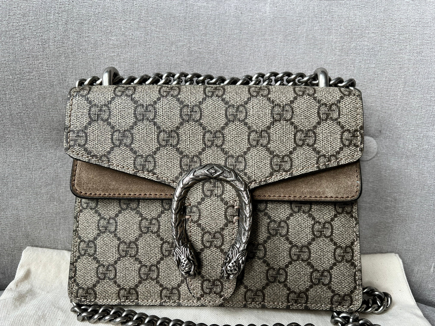 Gucci Dionysus GG Supreme Mini Shoulder Bag (RRP £1,890)