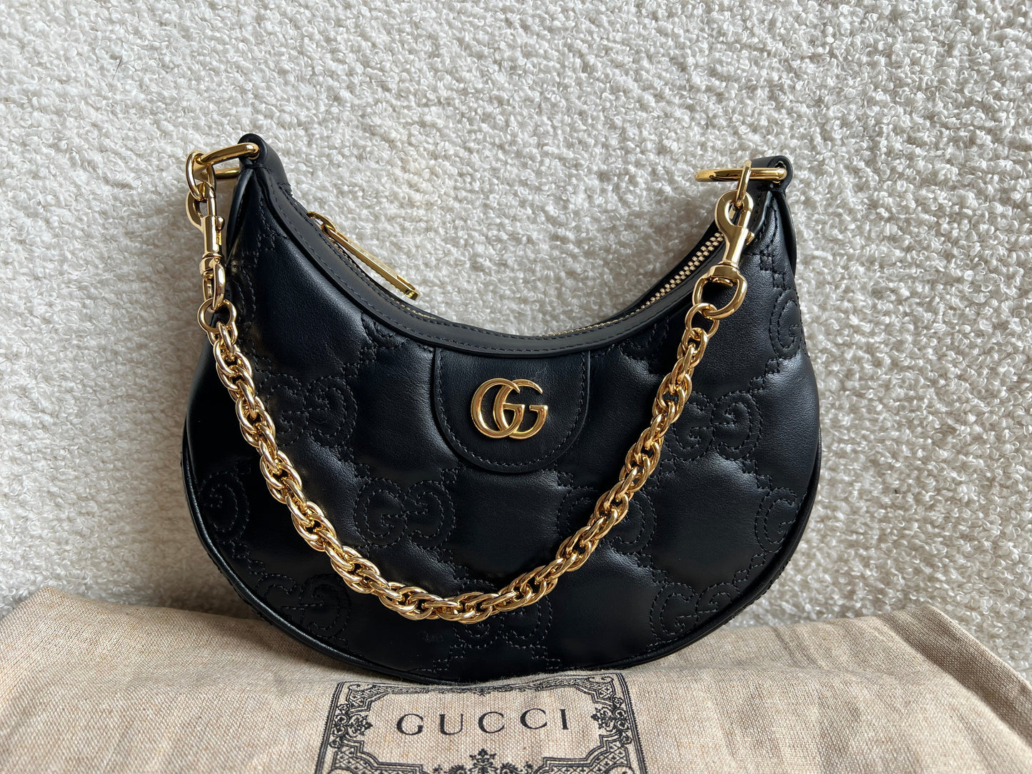Gucci Black Mini Matelasse Shoulder Bag (RRP £1750)