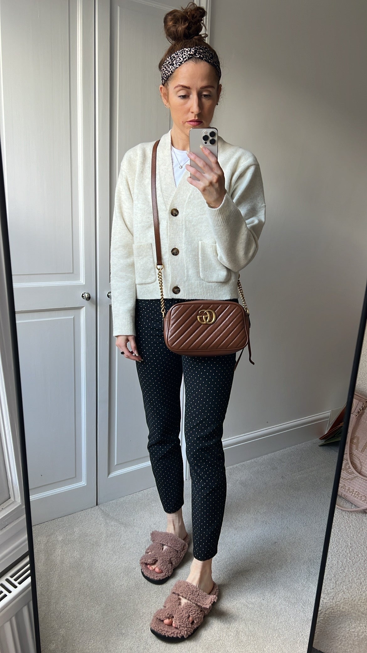 Gucci GG Brown Marmont Small Shoulder Bag (RRP £1440)