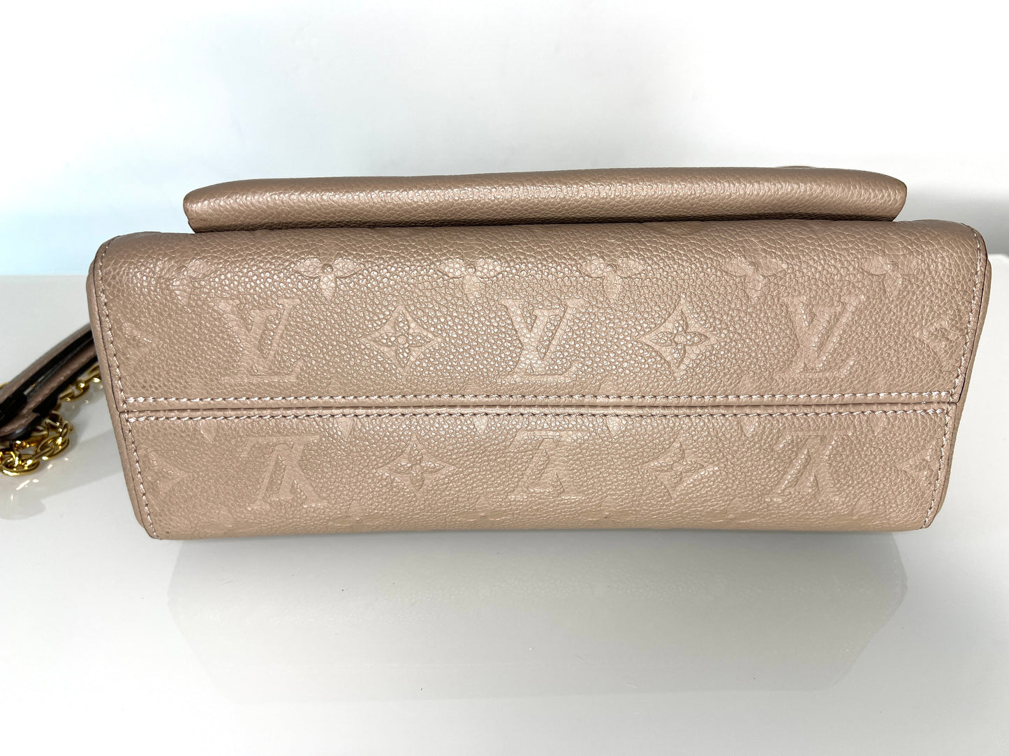 Louis Vuitton Pre-Loved Vavin PM beige Empreinte Leather Shoulder Bag