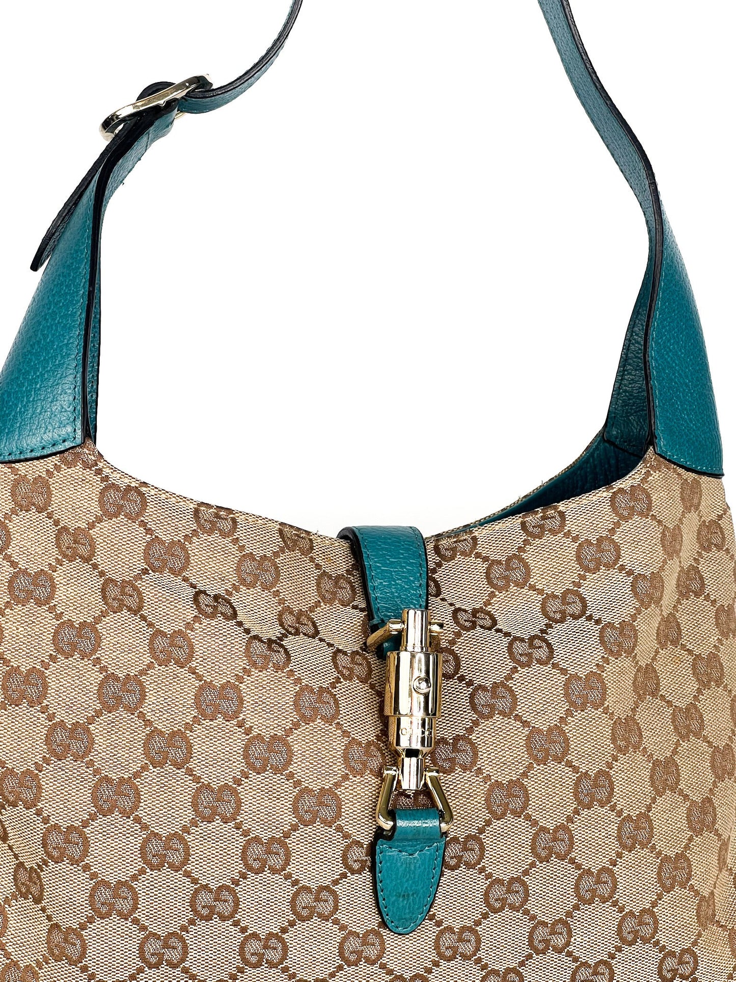 Gucci Vintage GG Canvas Jackie Small