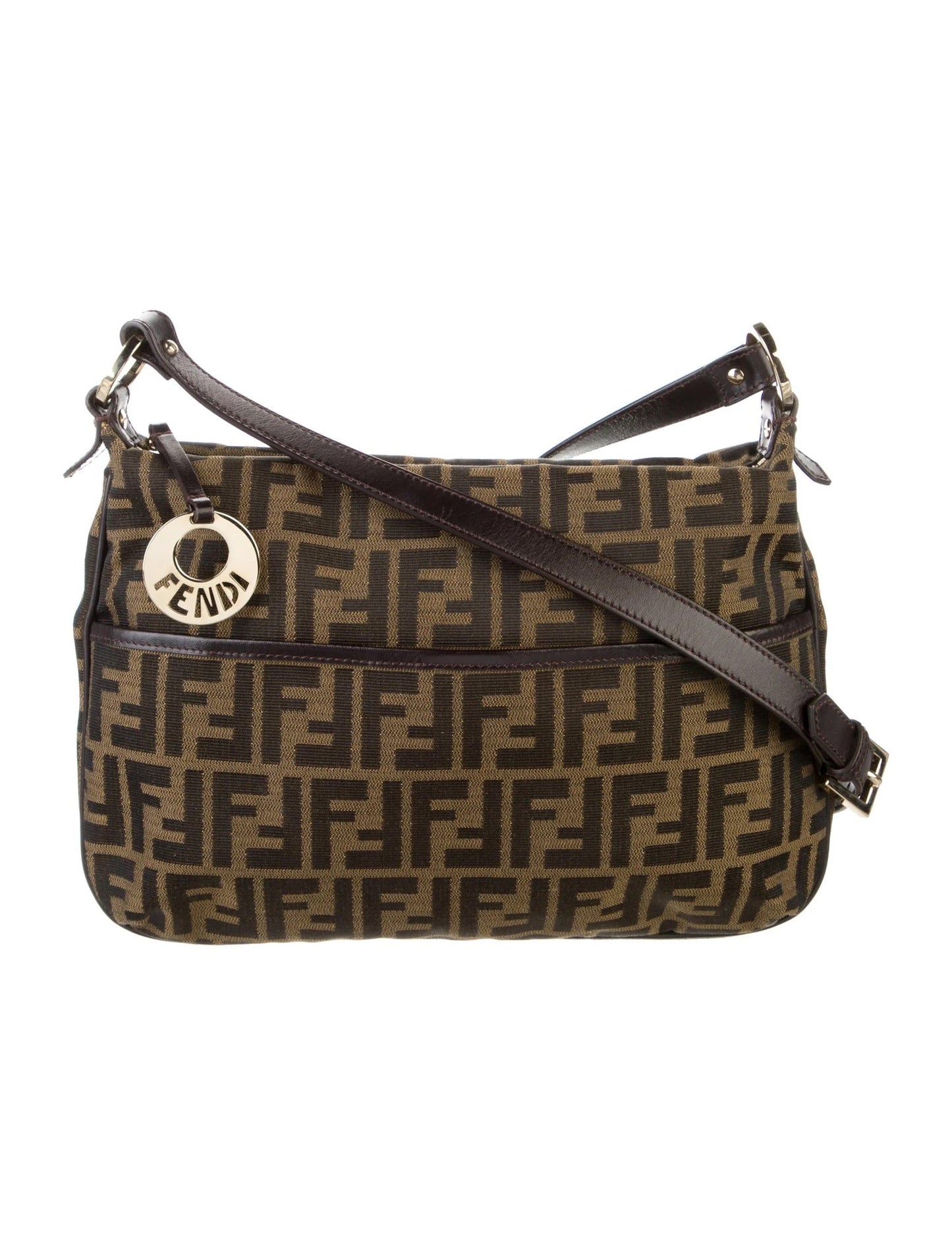 FENDI FF ZUCCA CHEF CROSSBODY BAG