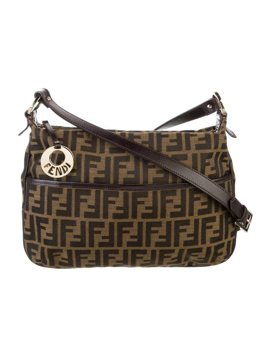 FENDI FF ZUCCA CHEF CROSSBODY BAG