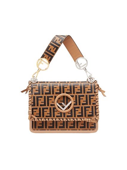 FENDI KAN I FF ZUCCA SHOULDER BAG