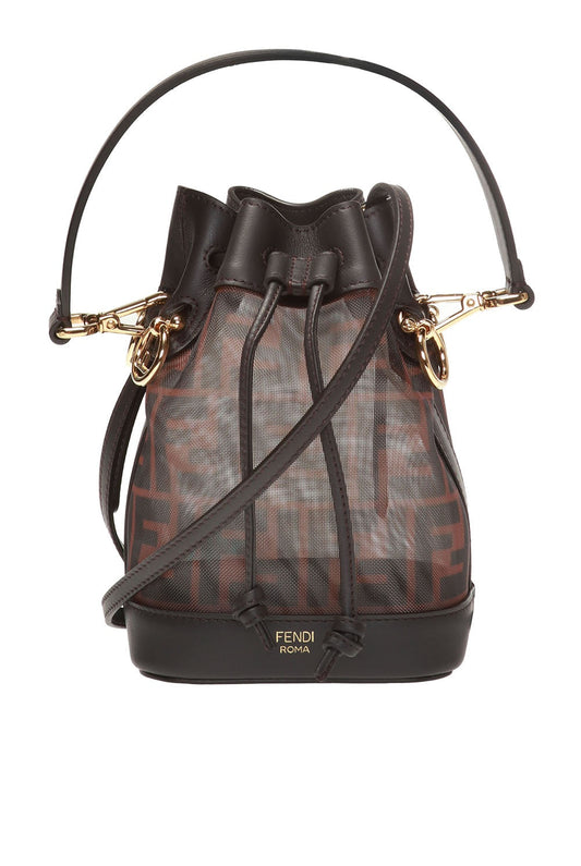 FENDI FF 1974 VITELLO GRACE MINI MON TRESOR BUCKET BAG