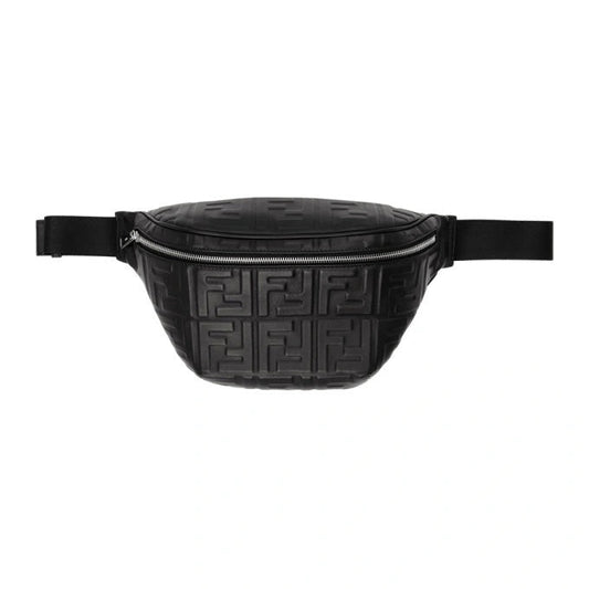 FENDI FF 1974 EMBOSSED NAPPA LEATHER BELT BAG