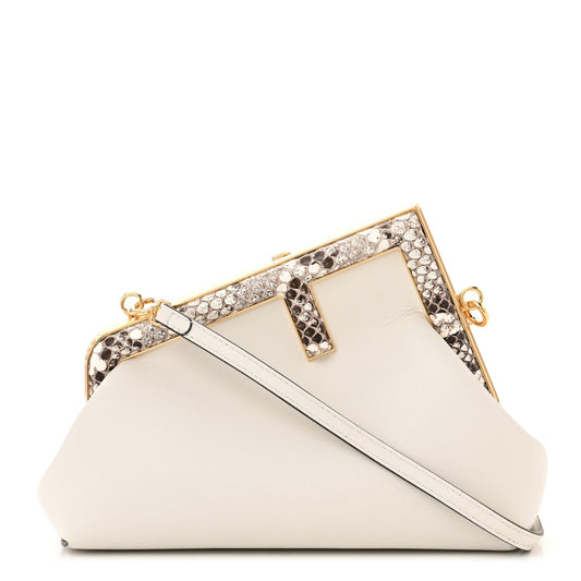 FENDI SMALL FENDI FIRST NAPPA LEATHER BAG