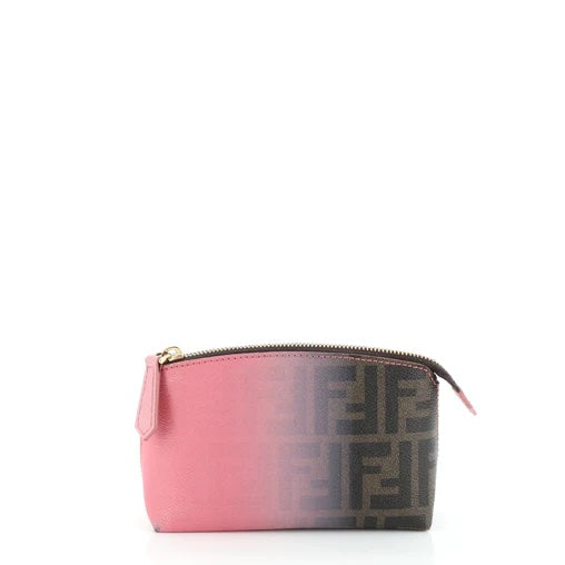 FENDI FF OMBRE ZUCCA SMALL COSMETIC CASE