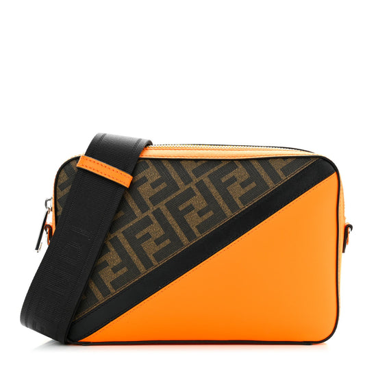 FENDI VITELLO LIBERTY CENTURY FF 1974 LOGO CAMERA BAG