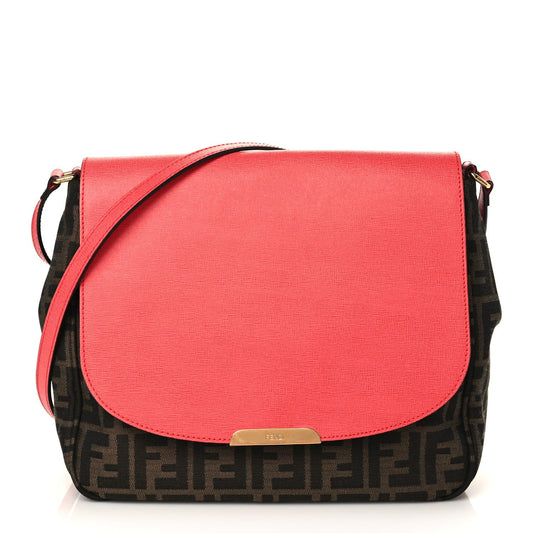 FENDI ZUCCA VITELLO ELITE CROSSBODY BAG