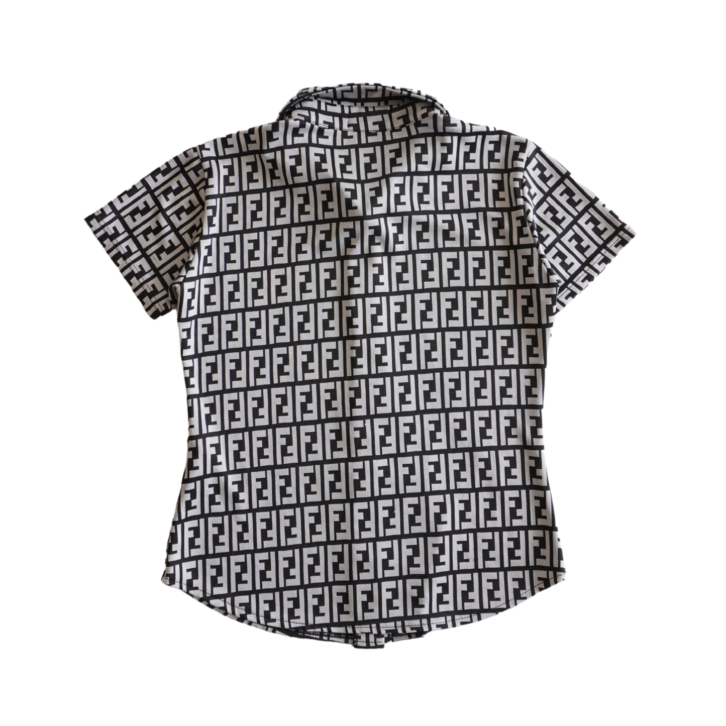 Fendi 'Zucca' Button-Down Shirt - Women's S