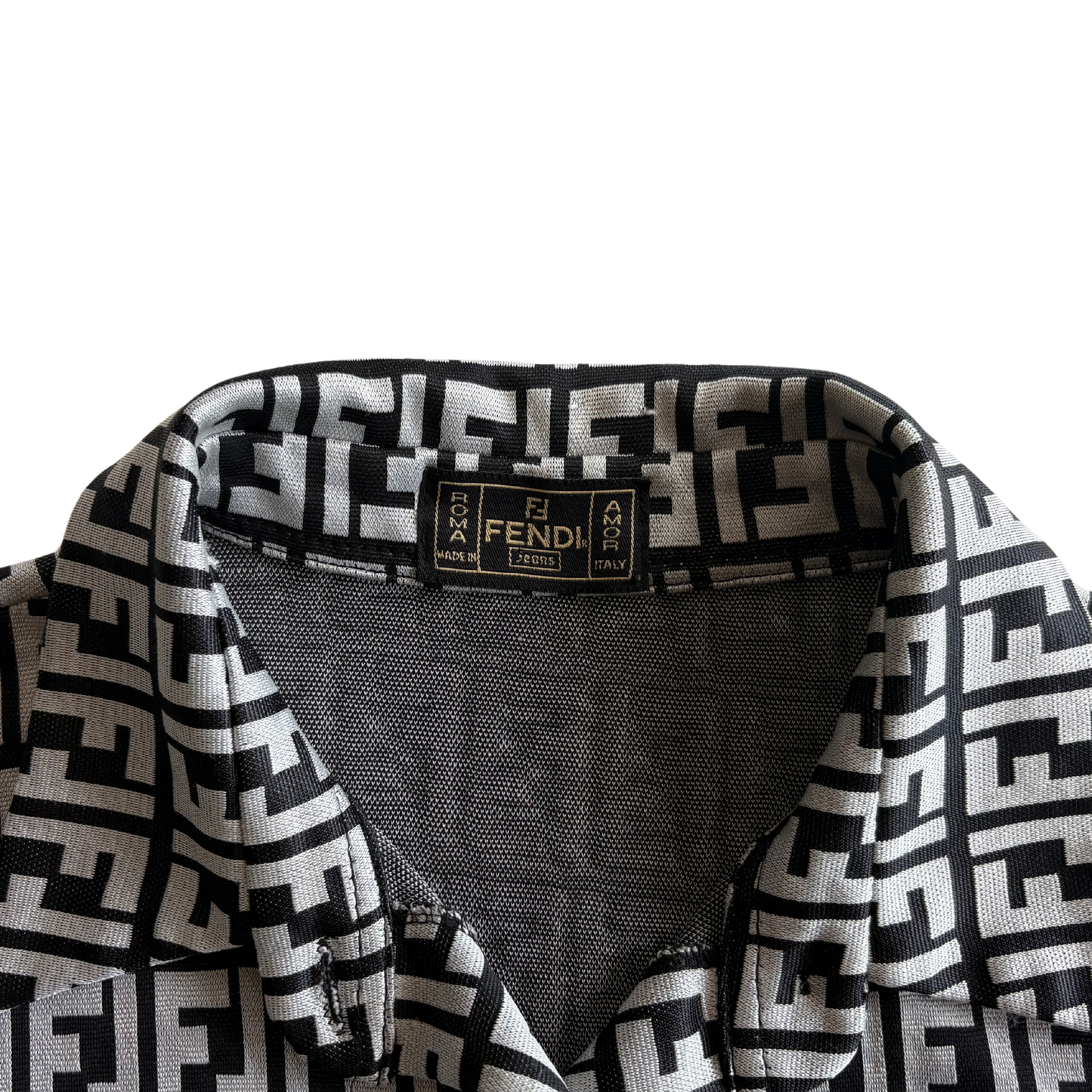 Fendi 'Zucca' Button-Down Shirt - Women's S