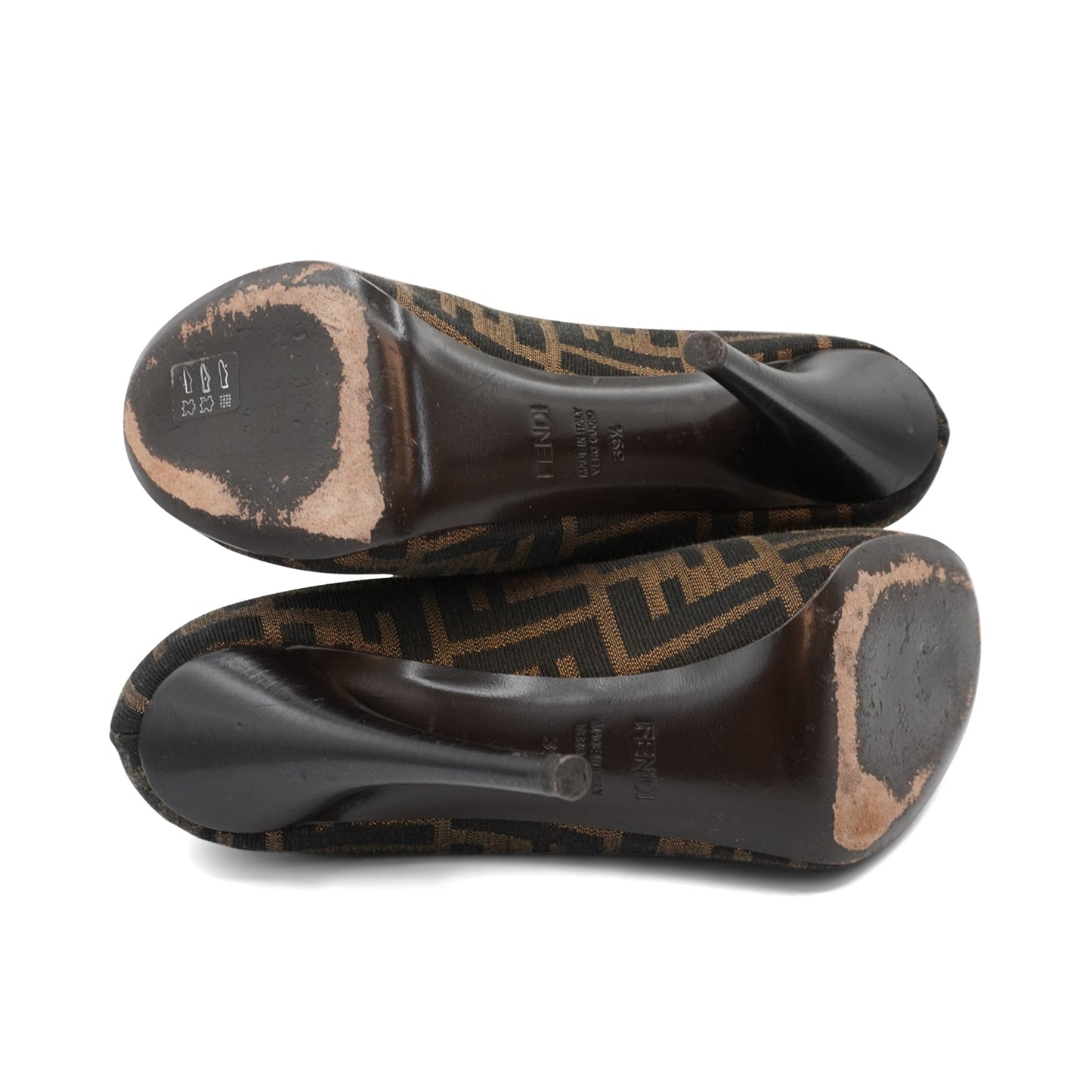 Fendi Fendi 'Zucca FF Logo' Pumps - Women's 39.5