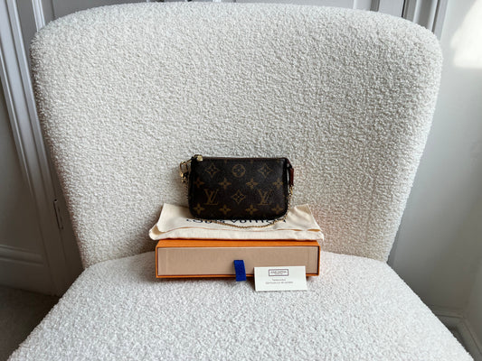 Louis Vuitton Monogram Mini Pochette Accessoires (RRP £530)
