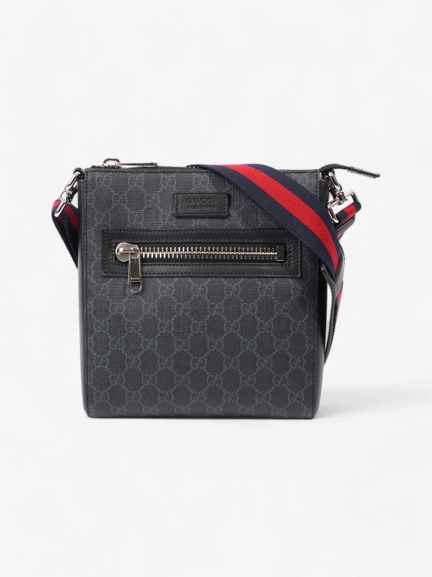 Gucci Messenger Bag Black / GG Supreme Canvas Small