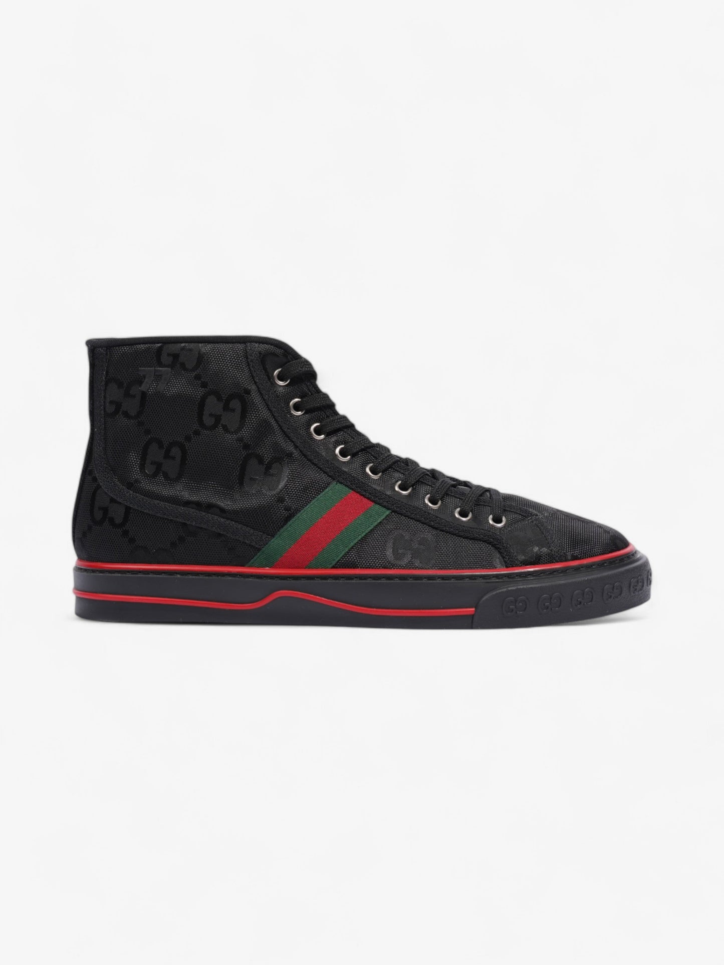 Gucci Off The Grid High-tops Black / Green / Red Canvas EU 44.5 UK 10.5