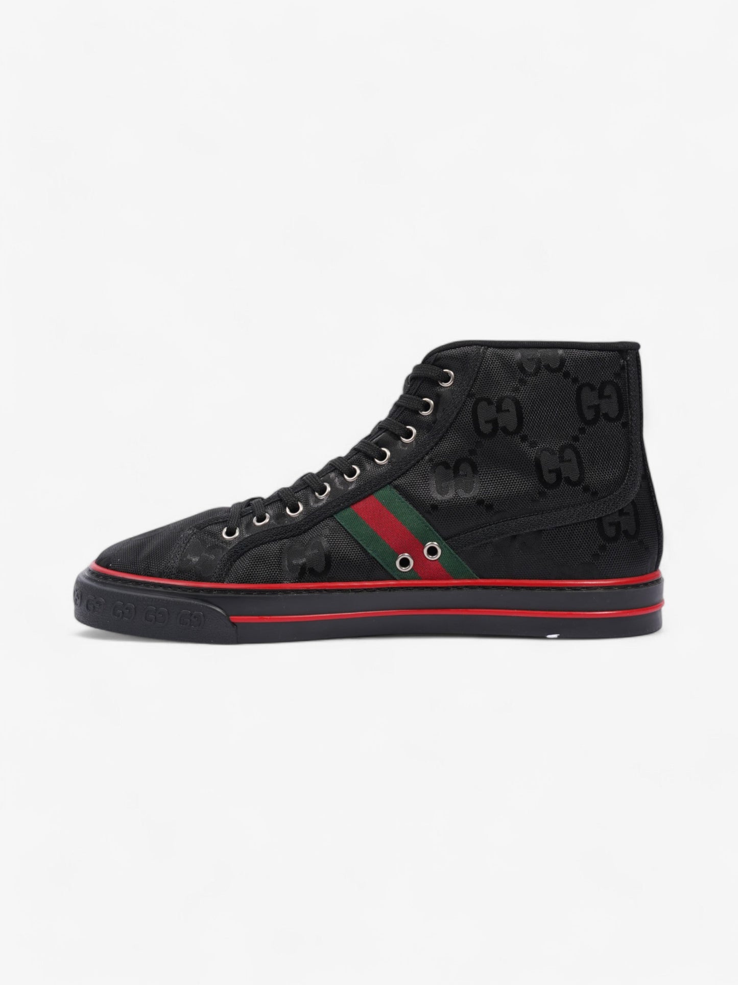 Gucci Off The Grid High-tops Black / Green / Red Canvas EU 44.5 UK 10.5