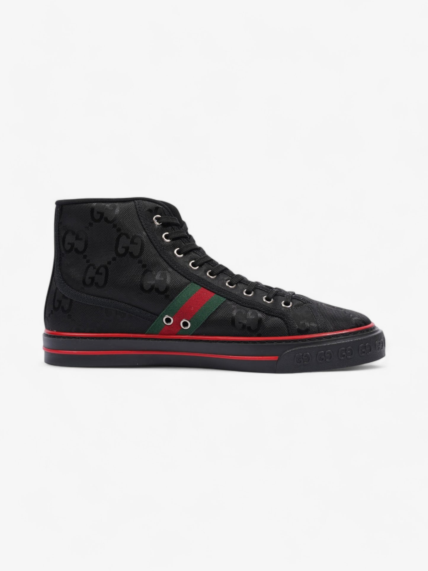 Gucci Off The Grid High-tops Black / Green / Red Canvas EU 44.5 UK 10.5