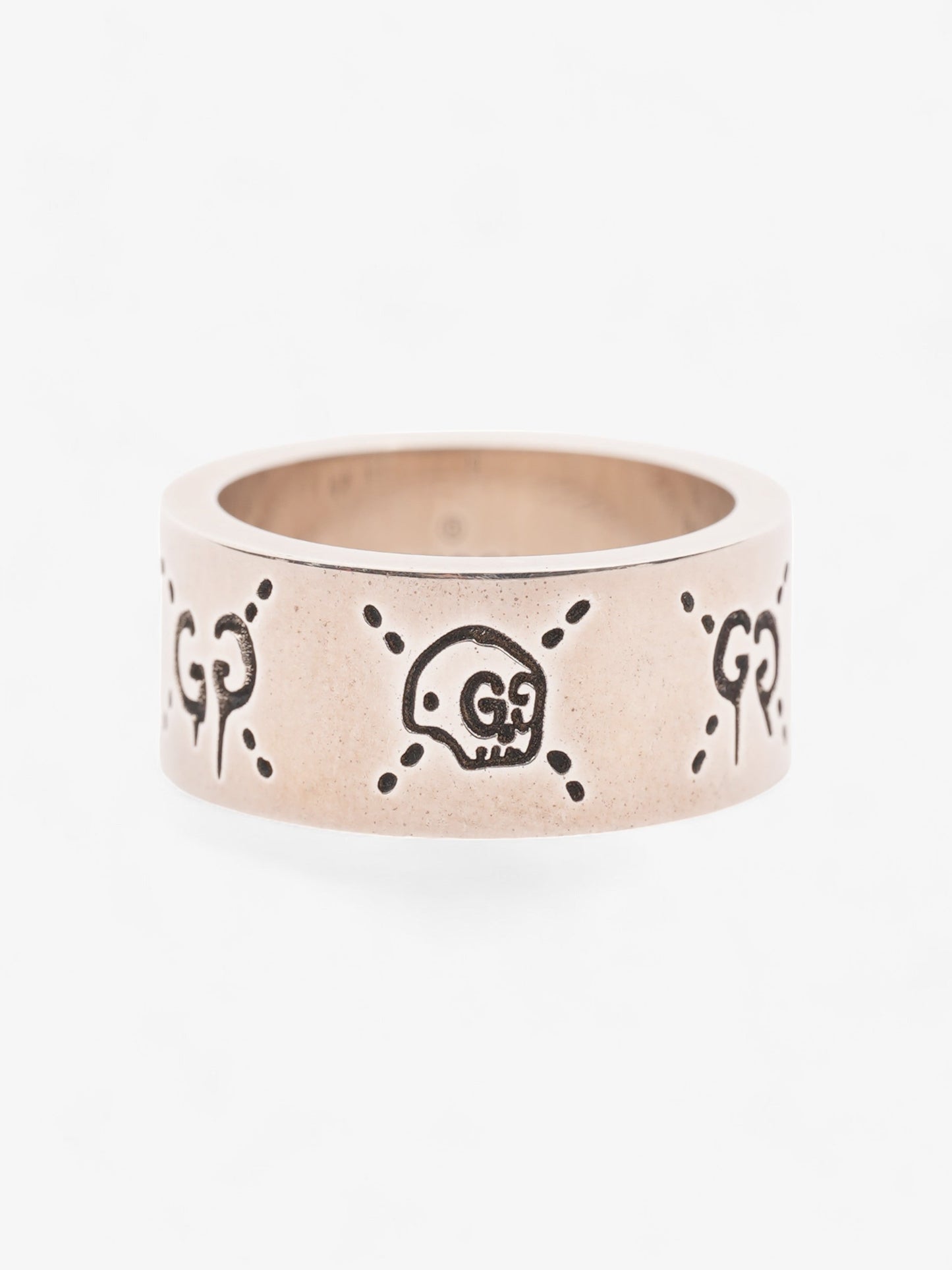 Gucci Ghost Ring Silver Silver Sterling 13 (Circumference - 53mm)