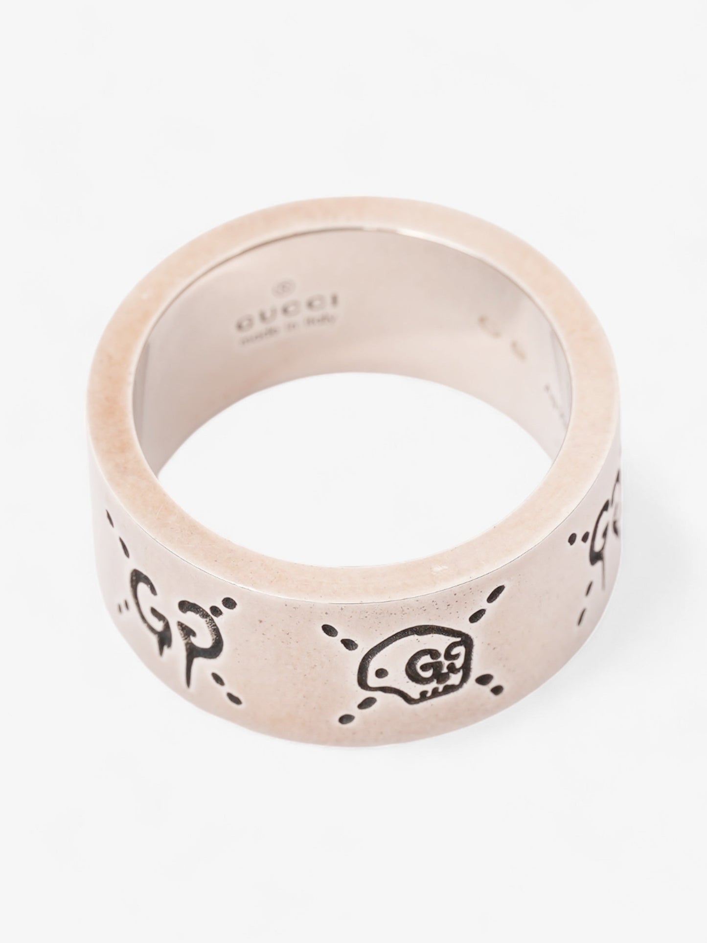 Gucci Ghost Ring Silver Silver Sterling 13 (Circumference - 53mm)