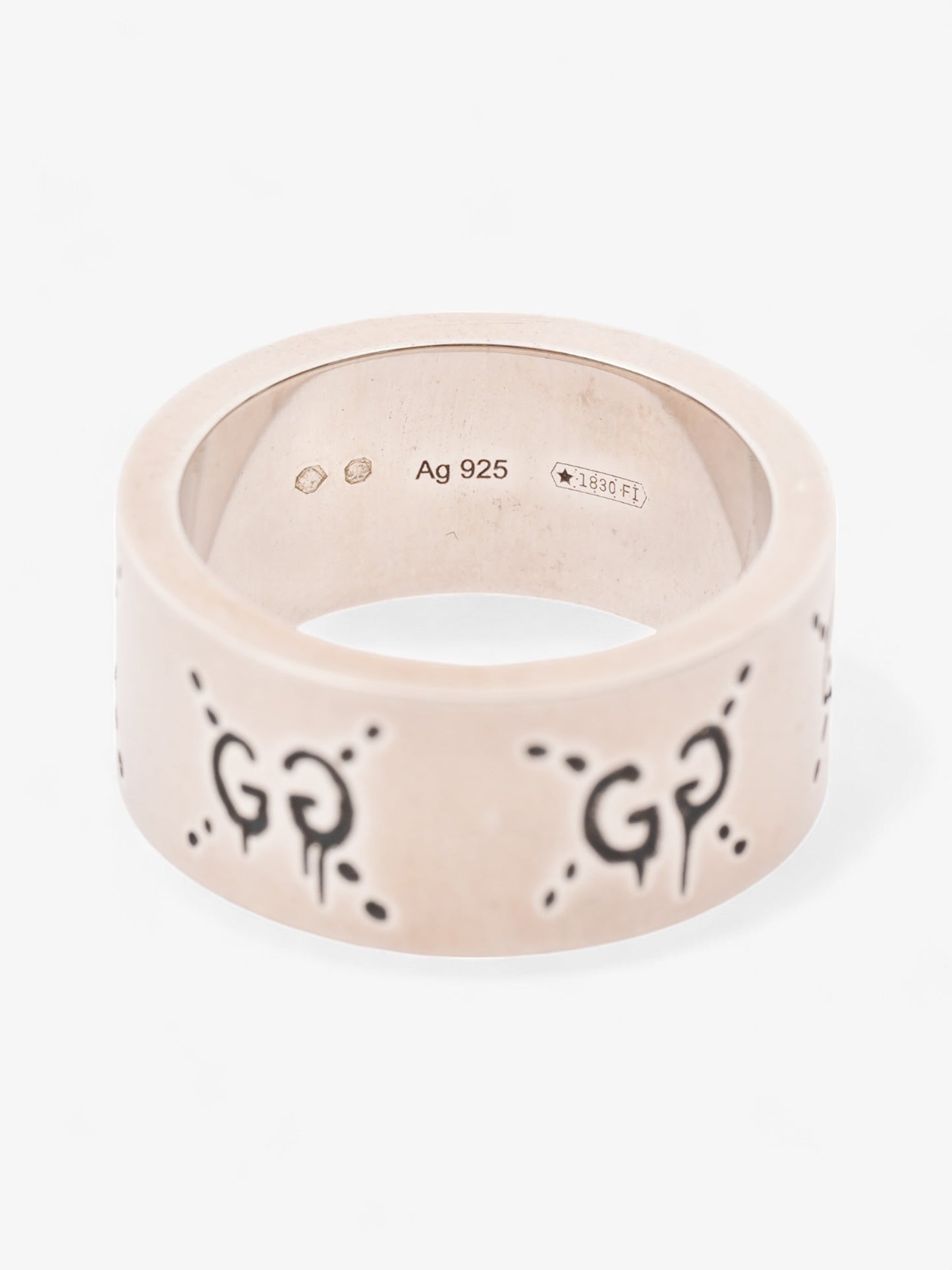 Gucci Ghost Ring Silver Silver Sterling 13 (Circumference - 53mm)