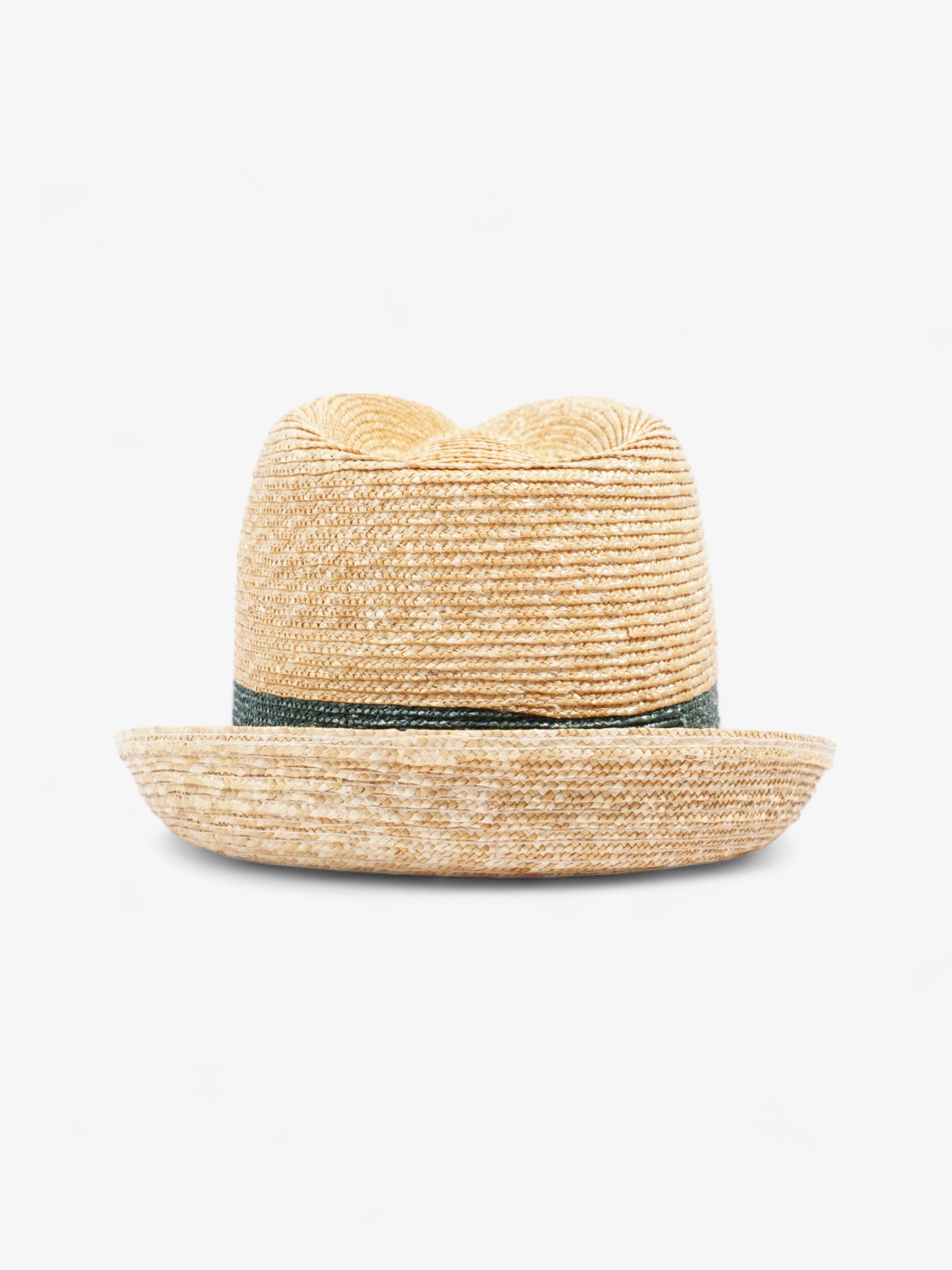 Gucci Fedora Hat Red / Green Straw Large