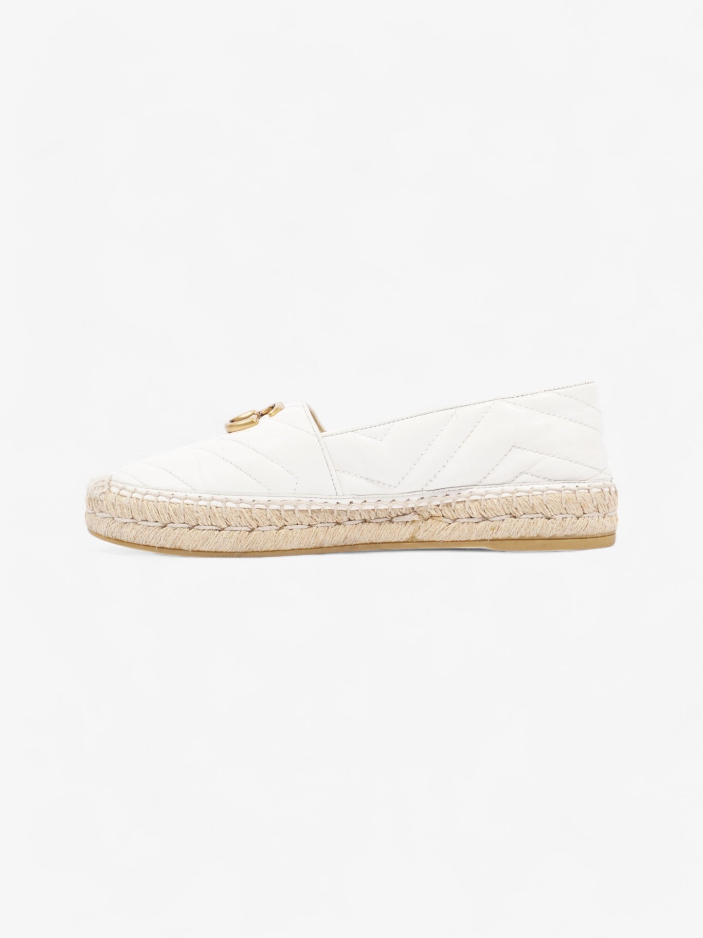 Gucci GG Marmont espadrilles White  Leather EU 38 UK 5