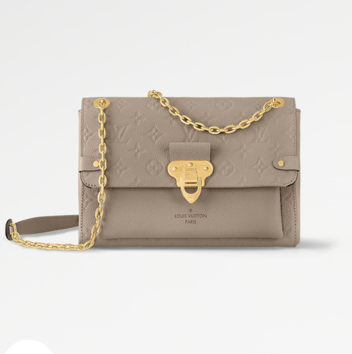 Louis Vuitton Pre-Loved Vavin PM beige Empreinte Leather Shoulder Bag